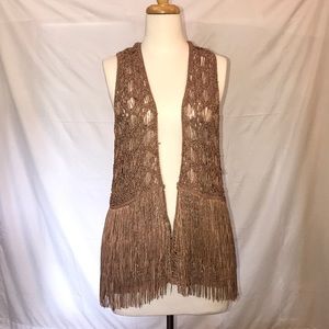 Chico’s - Margo fringe vest.